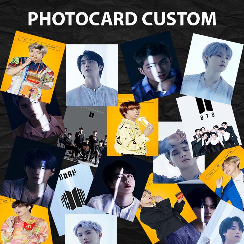 Jual Photocard Custom Glossy Doff Kpop Anime Artis Keluarga