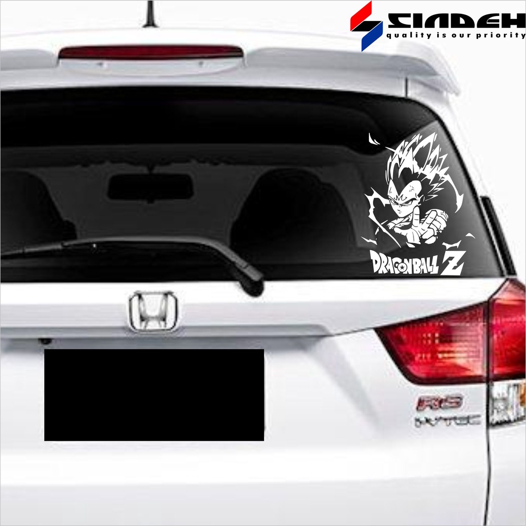 Jual Cutting Sticker Mobil Stiker Dragon Ball Z Vegeta Keren Stiker