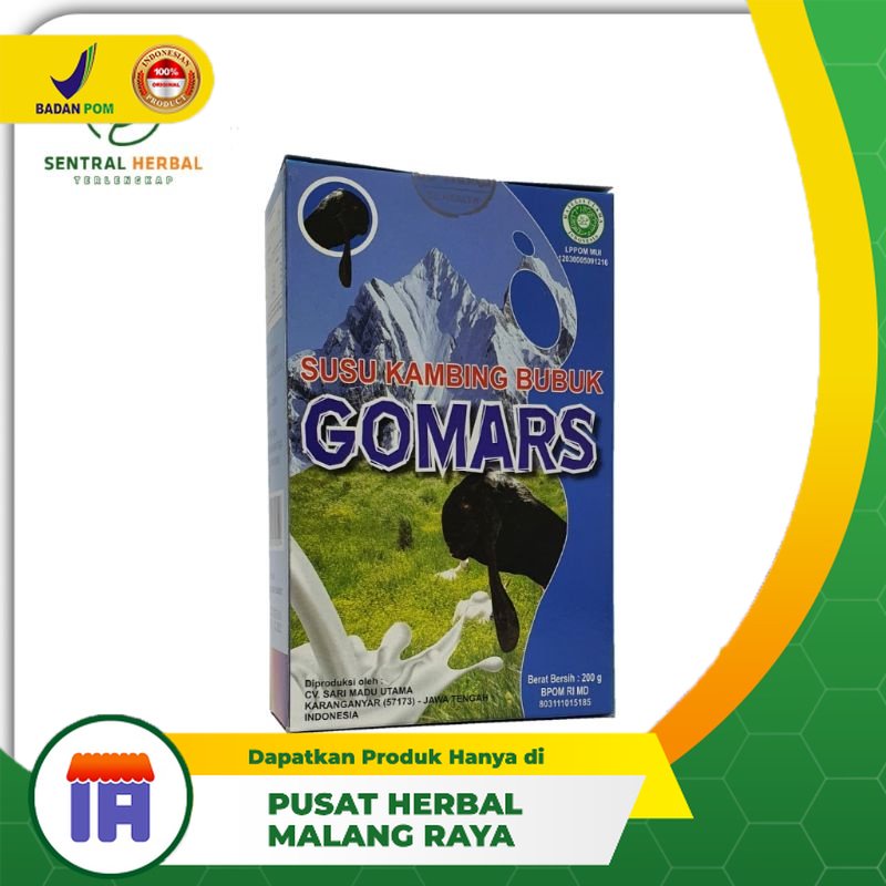 Jual Gomars Vanilla Putih Susu Kambing Etawa Bubuk Minuman Kesehatan