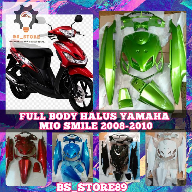 Jual PAKET FULLSET BODY HALUS YAMAHA MIO SMILE 2008 2009 2010 HITAM