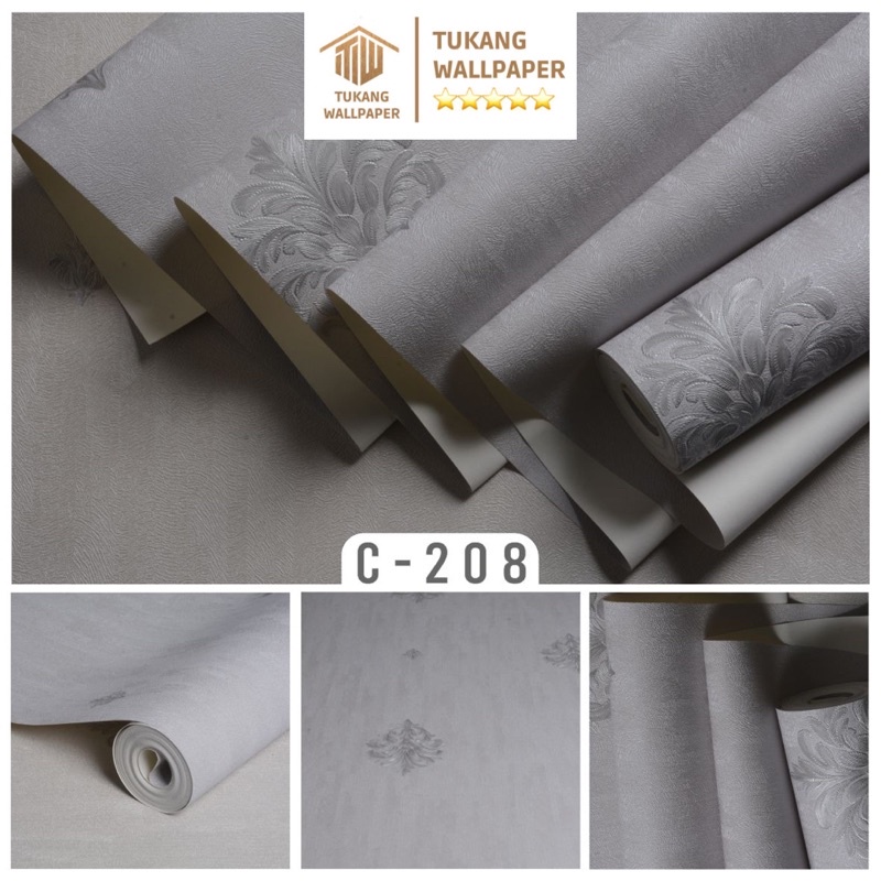 Jual Wallpaper Dinding Vinyl Salur Mewah D Premium Tebal Bertekstur