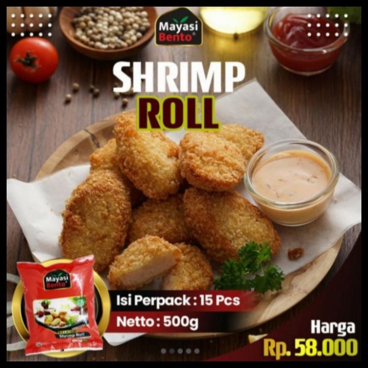 Jual Shrimp Roll Frozen Food Mayasi Bento Makanan Beku Udang Olahan