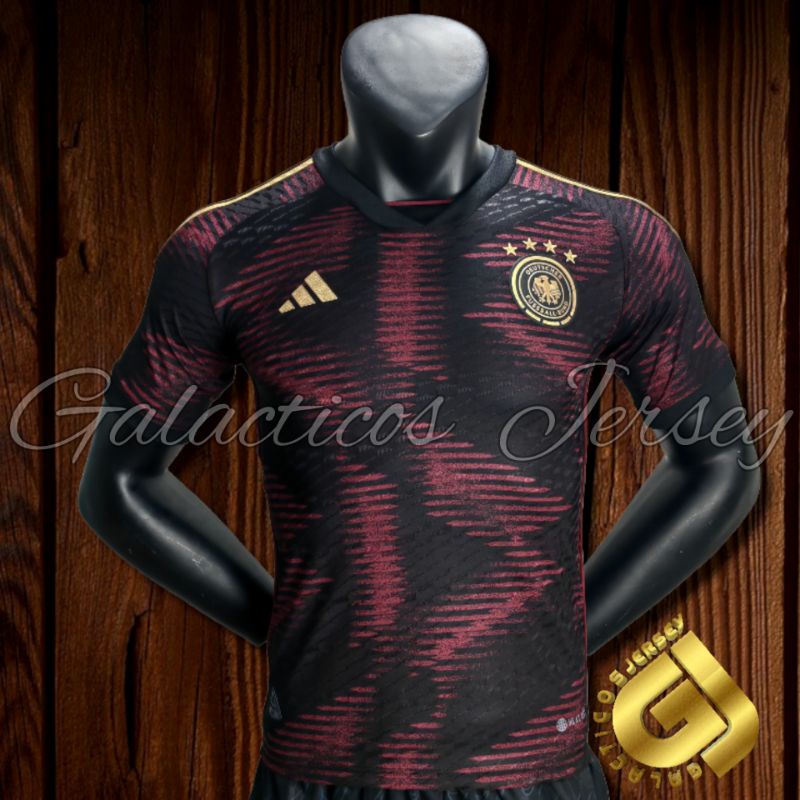 Jual Jersey Bola Negara Jerman Away Player Piala Dunia 2022 Grade