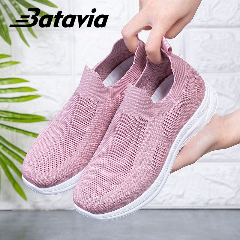 Jual Codbatavia Baru Wanita Rajutan Sepatu Lembut Bernapas Sepatu