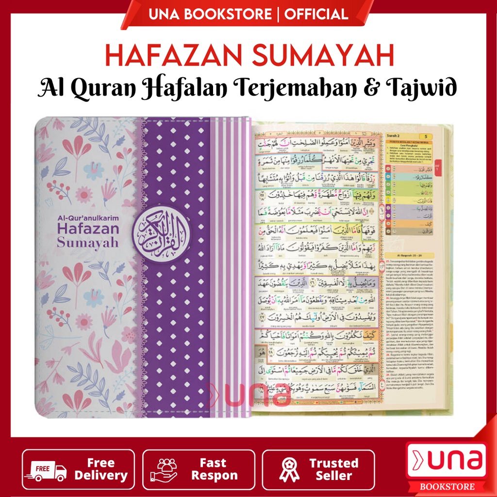 Jual Al Quran Hafalan Wanita Al Quran Terjemah Dan Tajwid Warna Sumayah