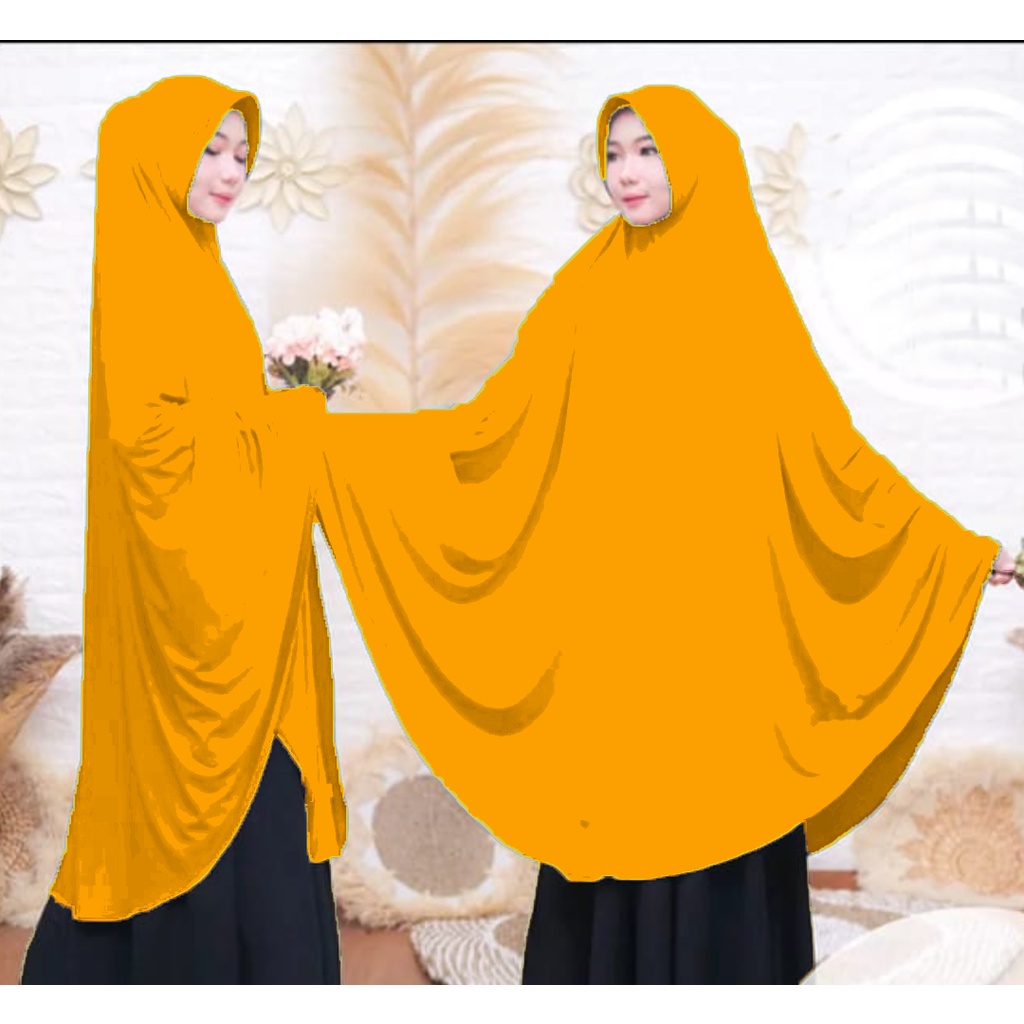 Jual Jilbab Syari Super Jumbo Xxxxl Polos Jersey Premium Khimar Syari