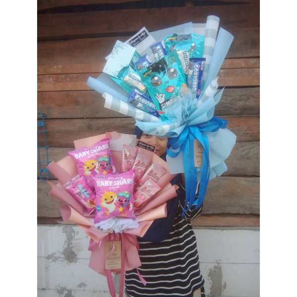 Jual Ready Snack Bouquet Buket Jajanan Buket Snack