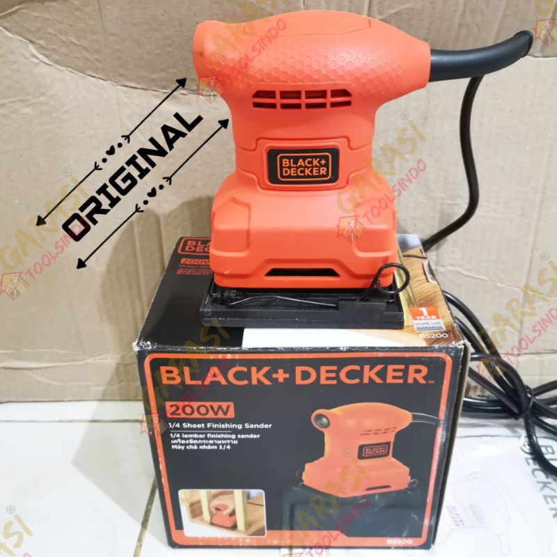 Jual Mesin Amplas Sander BLACK DECKER BS200 Mesin Amplas 200 Watt Mesin