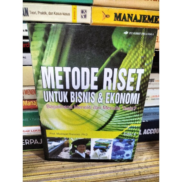 Jual Metode Riset Untuk Bisnis Dan Ekonomi By Mudrajad Kuncoro Shopee