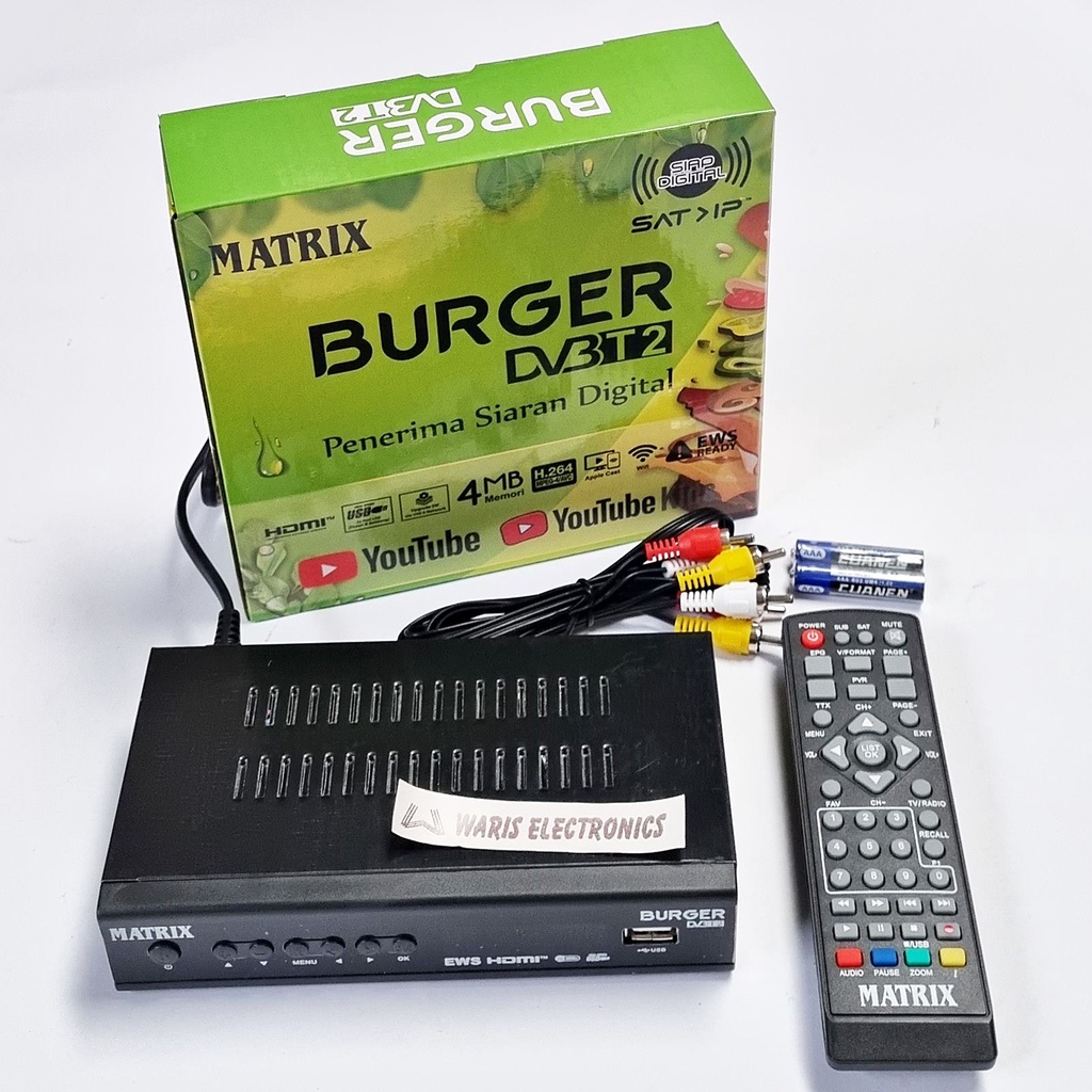 Jual Set Top Box Stb Matrix Burger Dvb T Antena Tv Digital Shopee