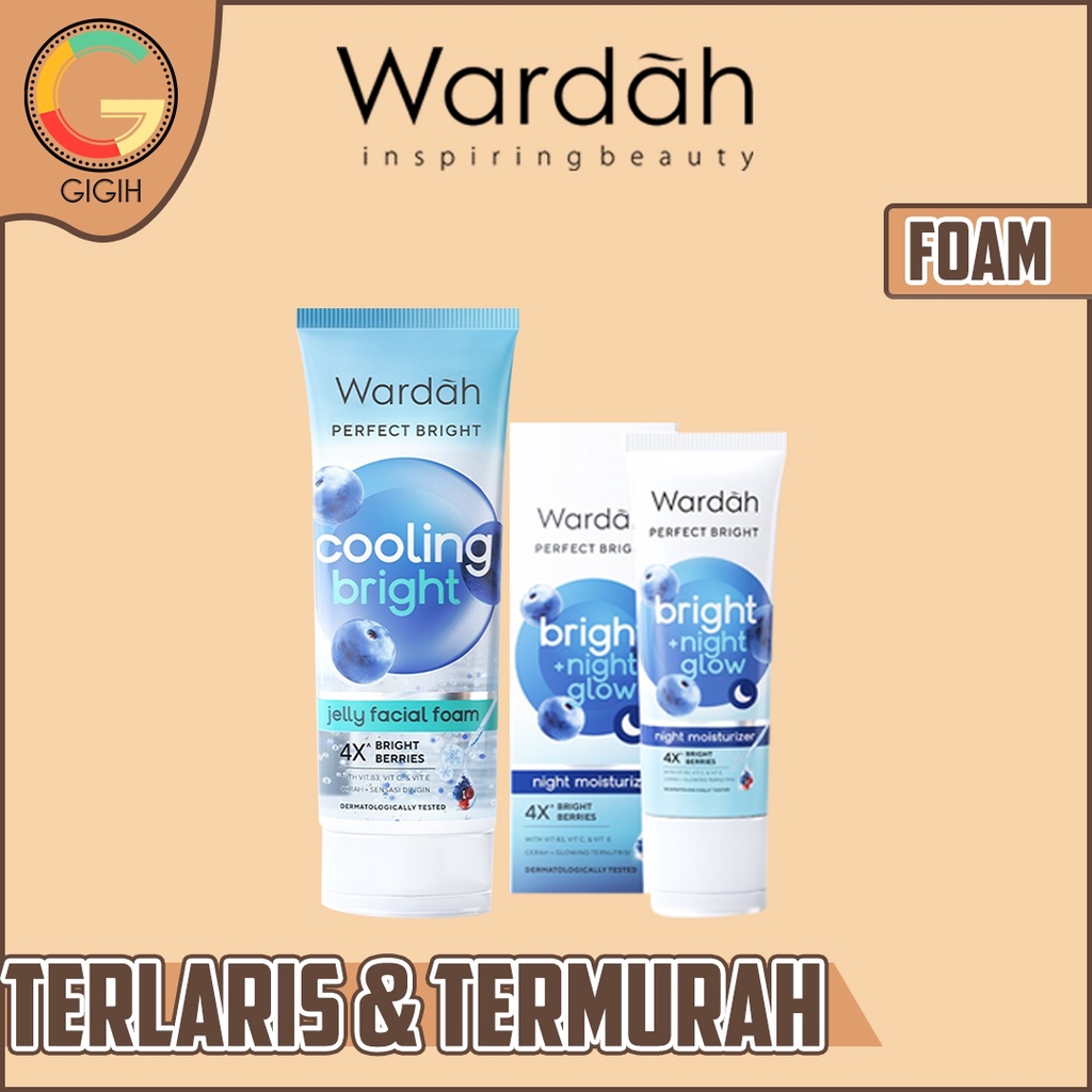 Jual WARDAH PERFECT BRIGHT SERIES MOISTURIZER BRIGHT 20ML JELLY