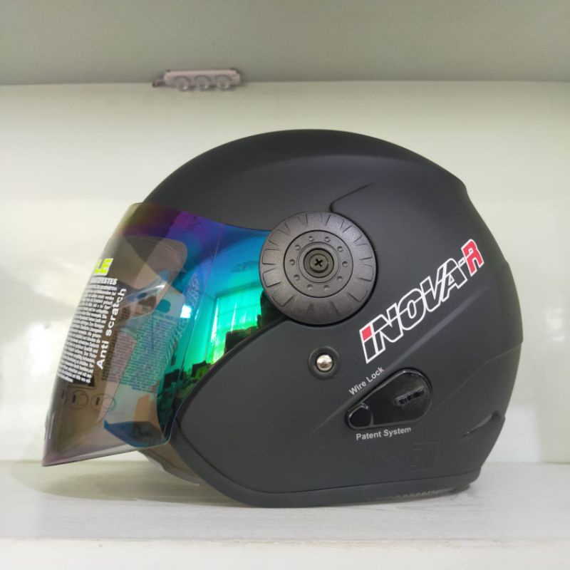 Jual Helm Half Face BMC INOVA Black Doff Shopee Indonesia