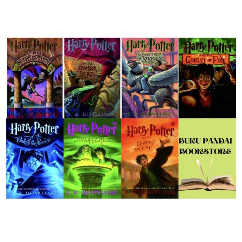 Jual Harry Potter Jilid 1 7 Versi Bahasa Indonesia 1set 7buku