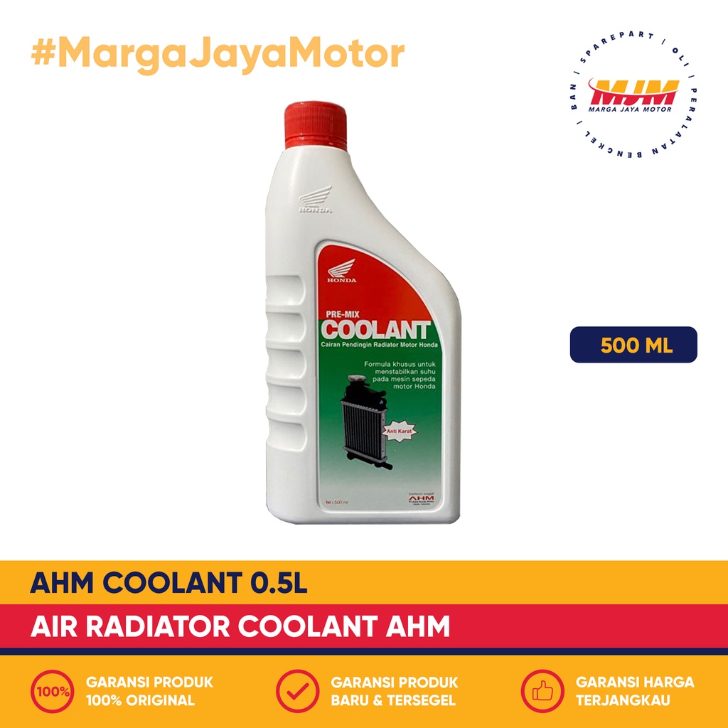 Jual AHM Radiator Coolant 500ml Air Radiator Honda 0 5L Shopee Indonesia