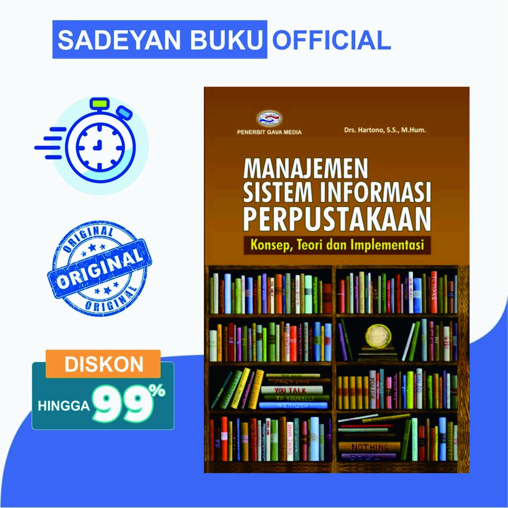 Jual Manajemen Sistem Informasi Perpustakaan Drs Hartono S S M Hum