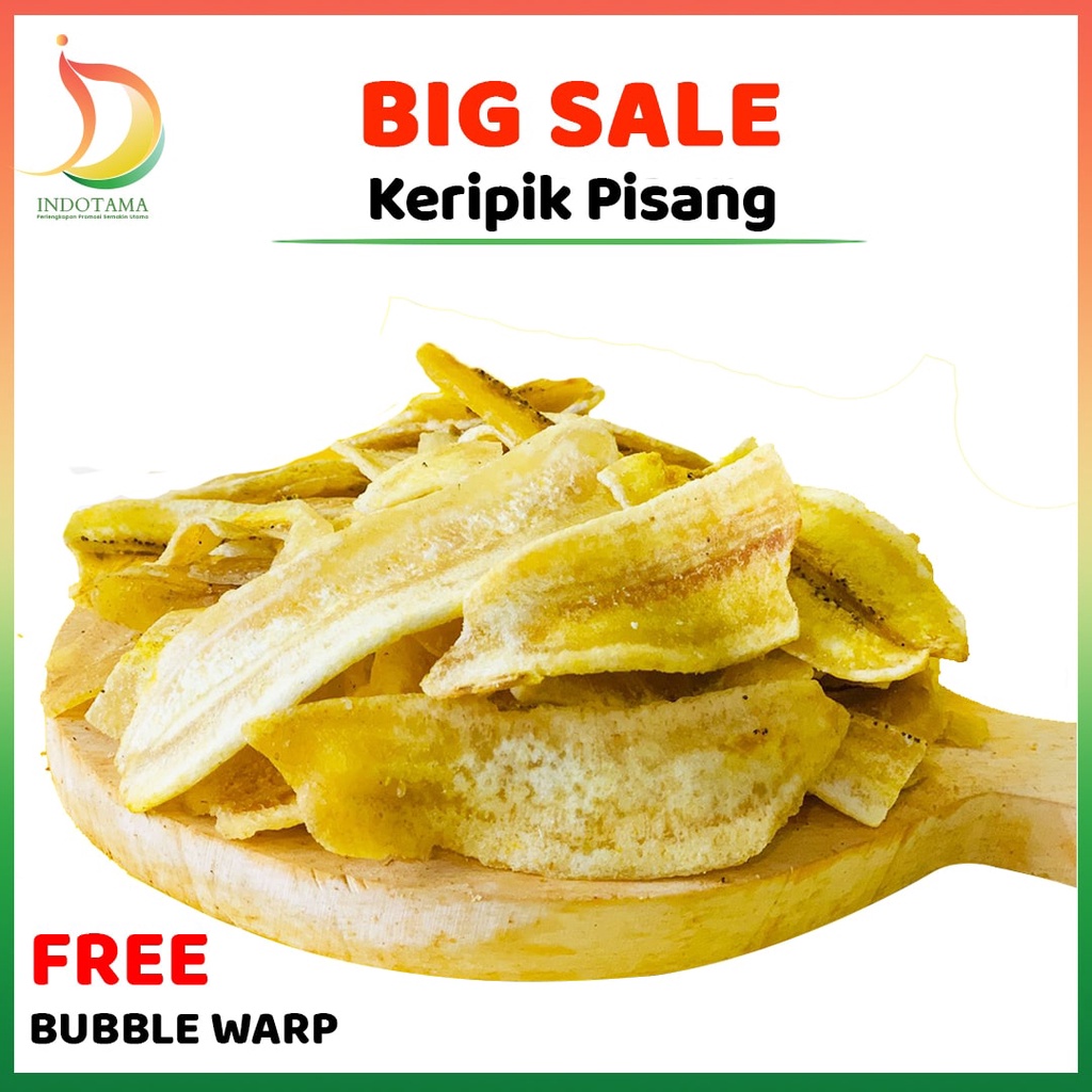 Jual Keripik Pisang Asin Original Gurih Renyah Kripik Pisang Kepok