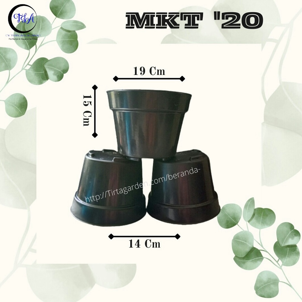 Jual Pot Hitam Polos Petani Uk 20 Shopee Indonesia