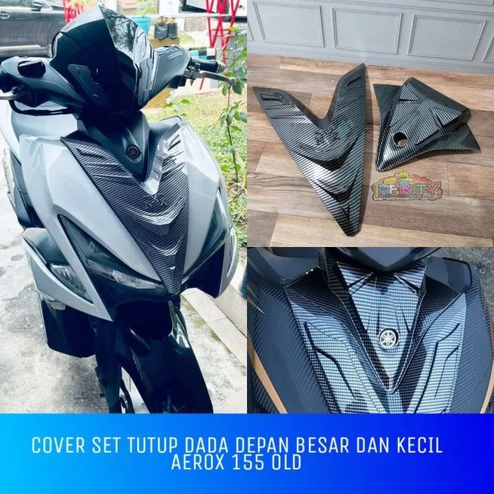 Jual Paket Dasi Aerox Carbon Nemo Dada Depan Yamaha Aerox Vva Nvx