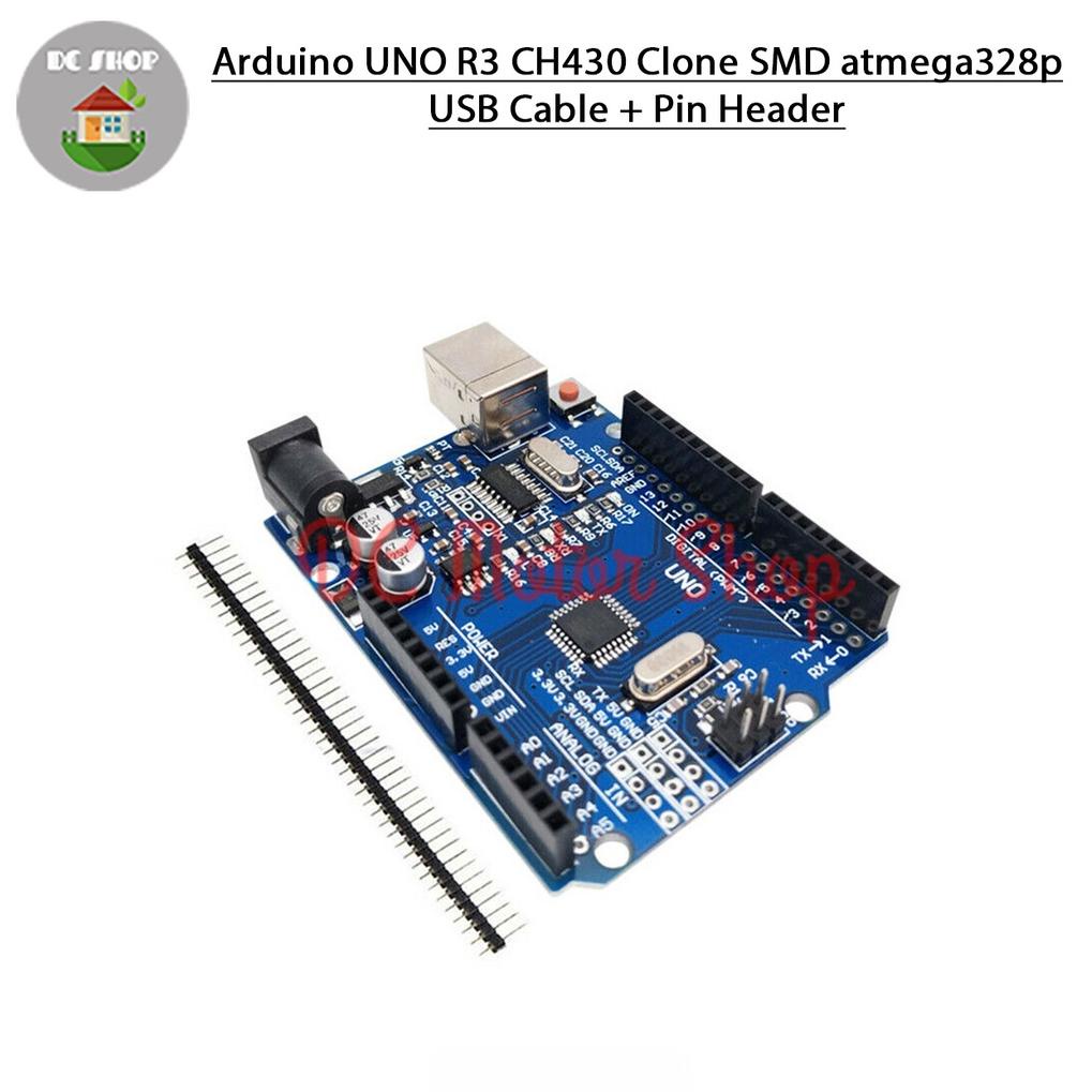 Jual Promo Arduino Uno R Ch Clone Smd Atmega P Usb Cable