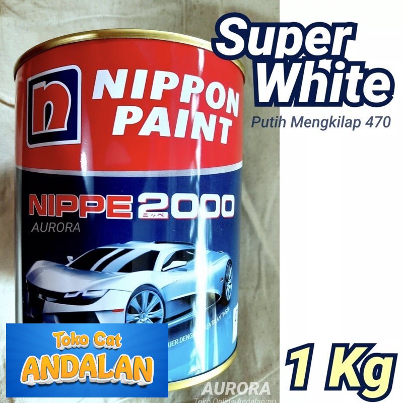 Jual Toko Andalan Cat Nippe Super White Kg Putih Mengkilap