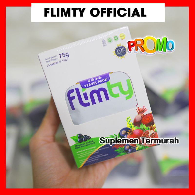 Jual Flimty Fiber Travel Pack Sachet Sachet Blackcurrant Raspberry