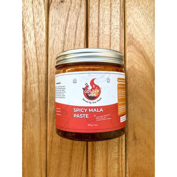 Jual Halal Spicy Mala Paste Golden Wok Bumbu Mala Sichuan Hotpot