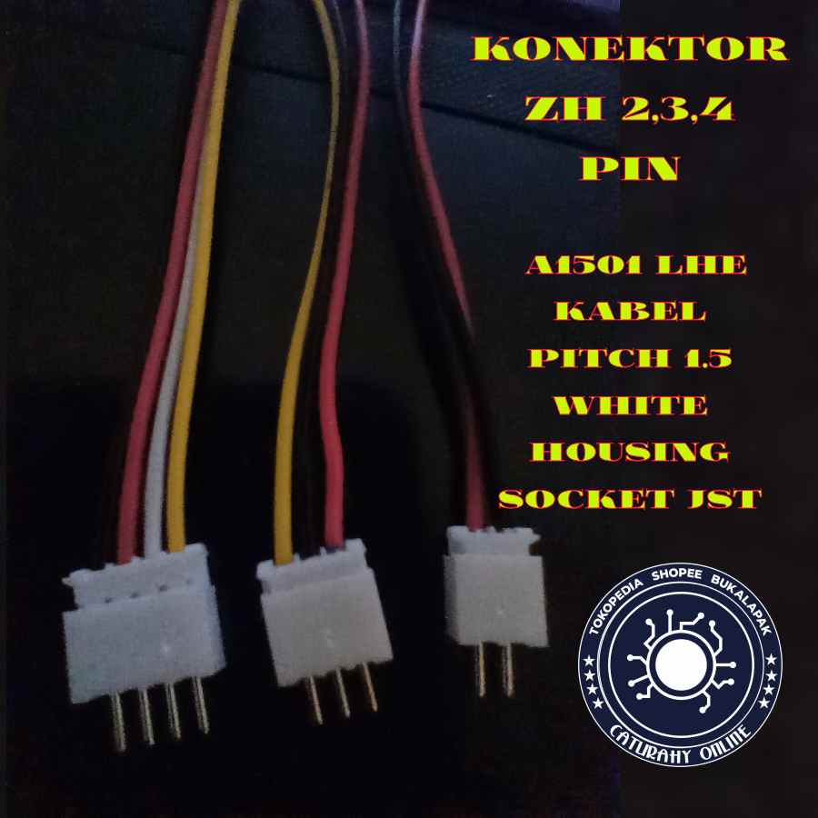 Jual Konektor Zh Pin A Lhe Kabel Pitch White Housing