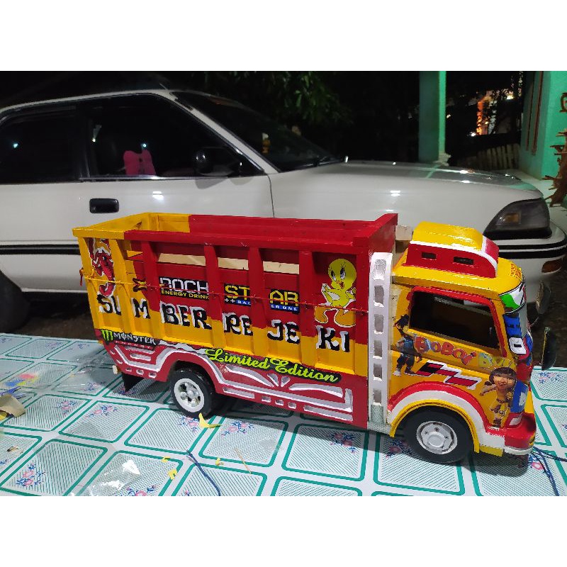 Jual Miniatur Truck Oleng Ukiran Asli Shopee Indonesia