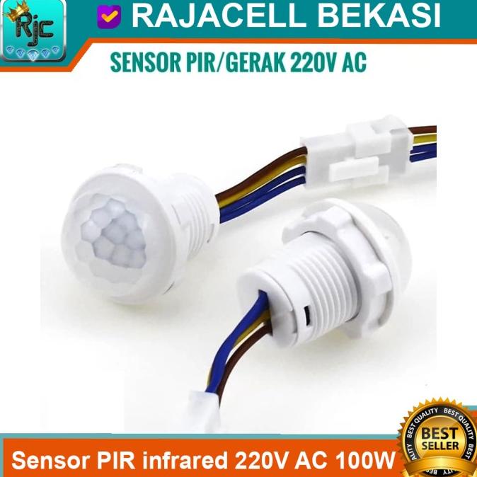 Jual Sensor Pir Infrared V Ac W Sensor Gerak Saklar Lampu