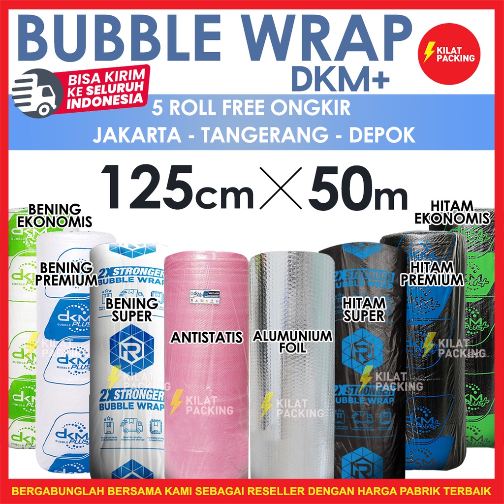 Jual Plastik Bubble Wrap Cm X M Bubble Wrap Dkm Plus Kualitas