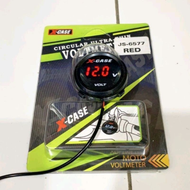 Jual Voltmeter Aki Atau Volt Aki Digital Model Kotak Anti Air Shopee