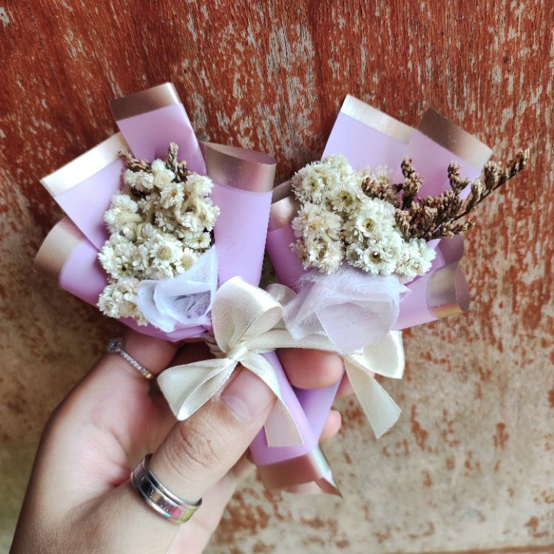 Jual MINI DRIED BOUQUET BUKET KECIL BUKET MINI SOUVENIR DRIED