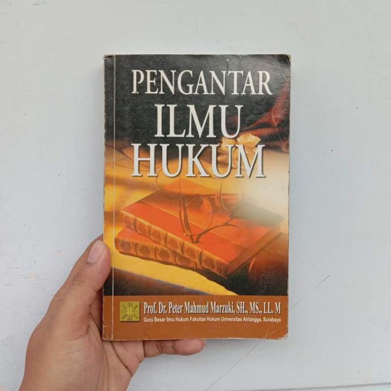 Jual Buku PENGANTAR ILMU HUKUM Prof Dr Peter Mahmud Marzuki SH