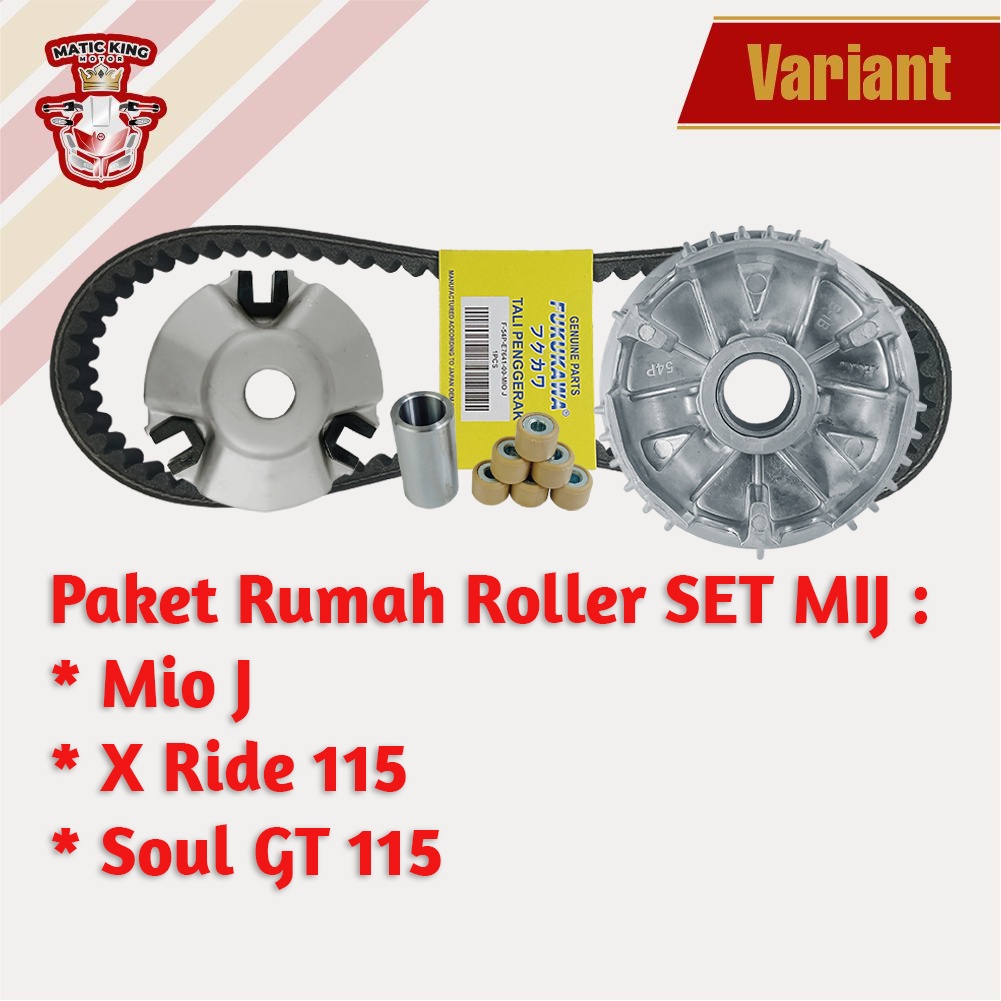 Jual Paket Kirian Rumah Roller Vanbelt Yamaha Mio J Soul Gt Fino X Ride