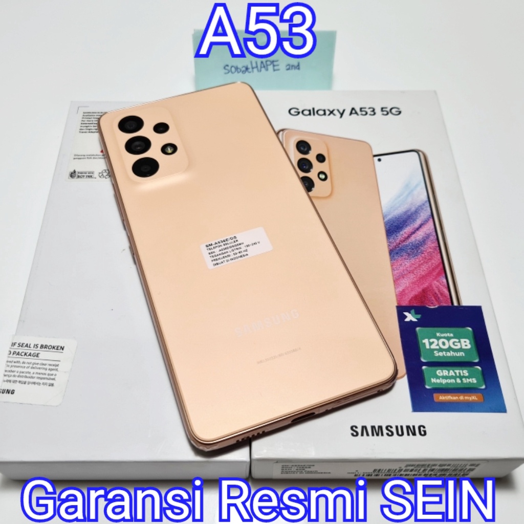 Jual HP Samsung Galaxy A53 5G 128GB 256GB Resmi SEIN Dual Sim 2nd