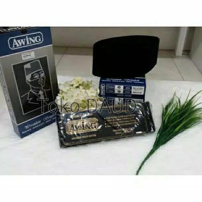 Jual Peci Songkok Awing President Original Tanpa Kertas Kopiah