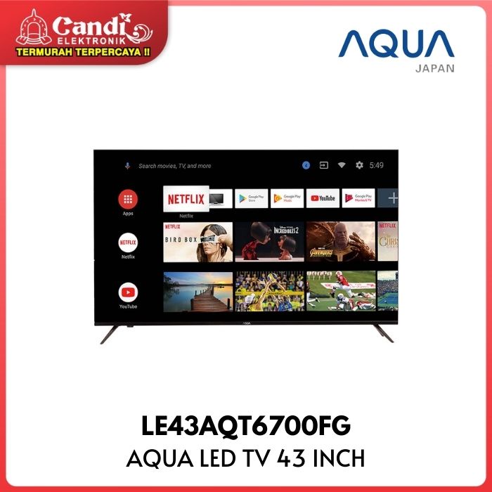 Jual Aqua Japan Smart Android Tv Led Inch Le Aqt Fg Shopee