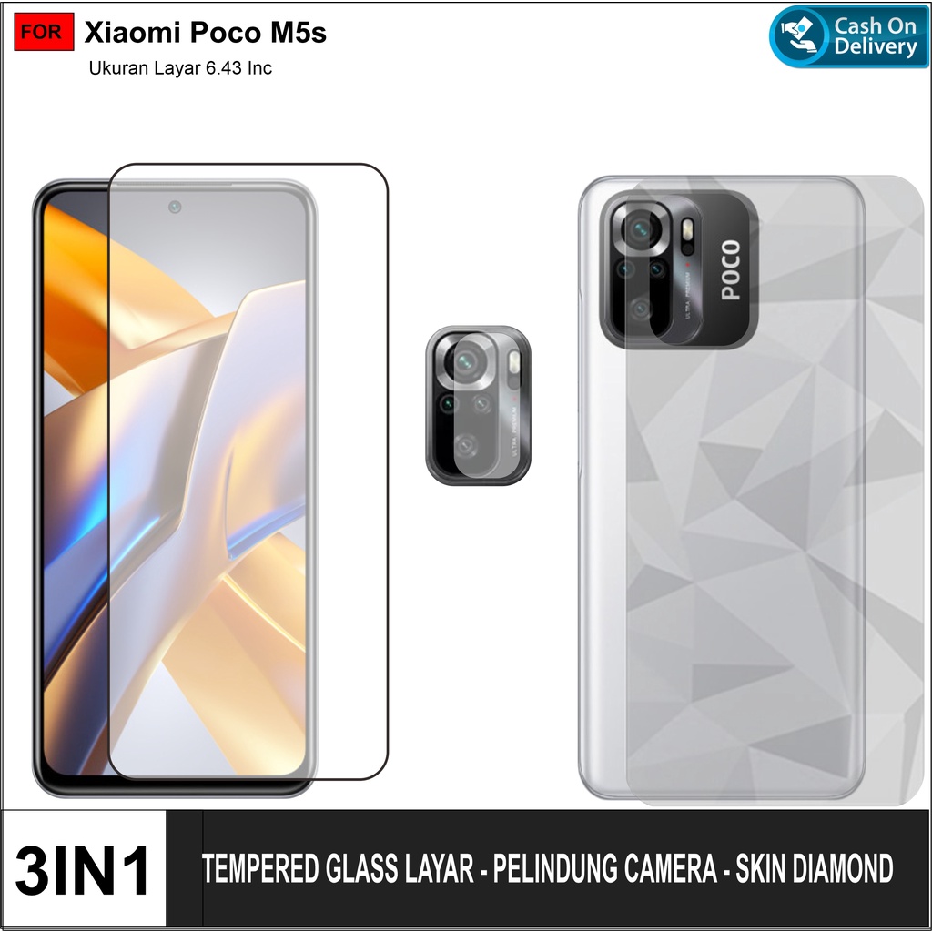 Jual Tempered Glass Layar Xiaomi Poco M S Paket In Free