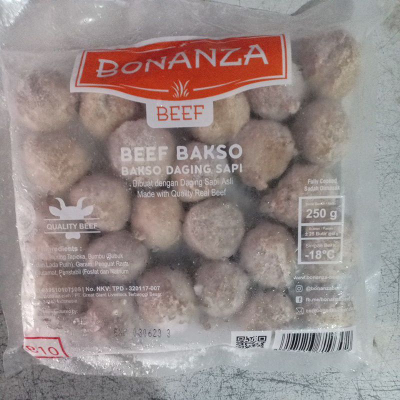 Jual Bakso Sapi Bonanza Gr Shopee Indonesia