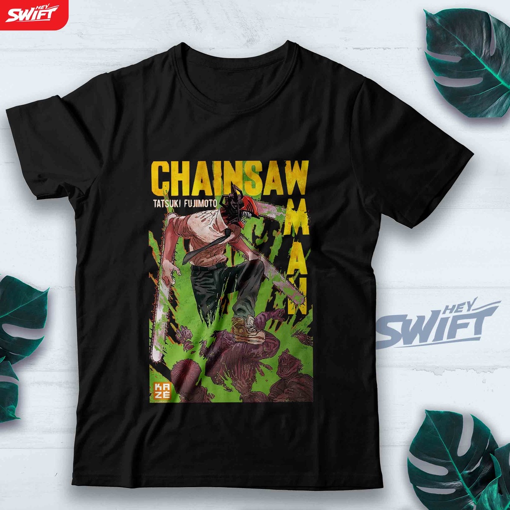 Jual KAOS Chainsaw Man Denji Pochita Anime TSHIRT BAJU DISTRO Shopee