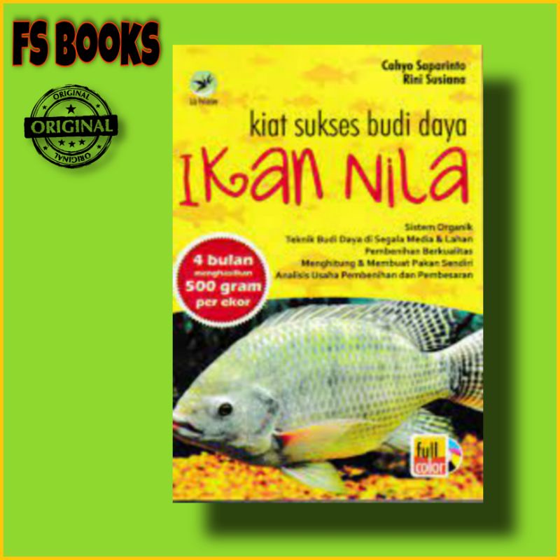 Jual Buku Kiat Sukses Budi Daya Ikan Nila ORIGINAL Shopee Indonesia