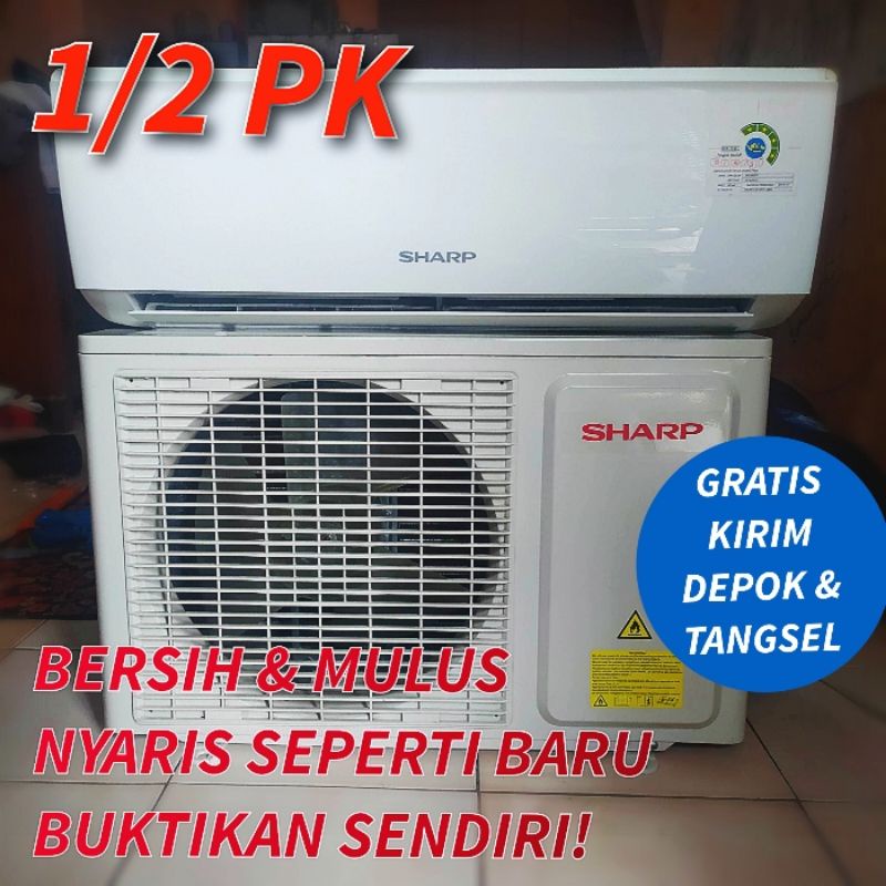 Jual AC Sharp Hemat Energi AH A5UCY 1 2 PK 0 5 PK R32 Hemat Energi 4