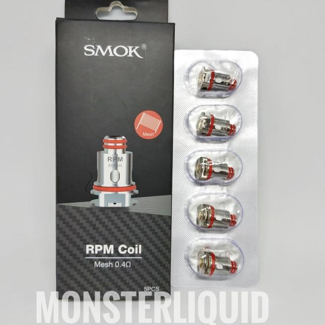 Jual COIL RELPACEMENT SMOK RPM MESH 0 4 OHM ISI 5PCS Shopee Indonesia