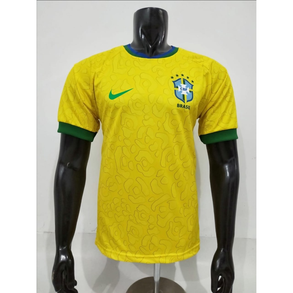 Jual Kaos Jersey Sepak Bola Brazil Home Fifa World Cup Shopee