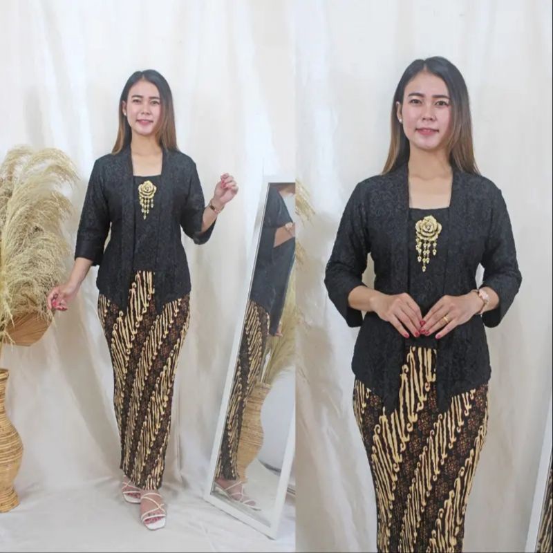 Jual Indahkebaya Setelan Kebaya Kutubaru Floy Brokat Kebaya Wisuda