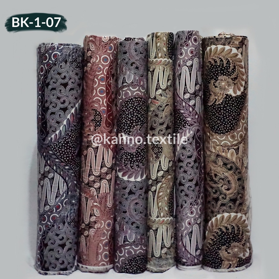 Jual Kain Batik Katun Halus Primisima Bk Motif Daun Liris Warna