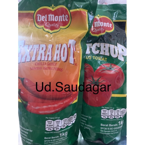 Jual Delmonte Saus Tomat Saos Sambal Extra Hot 1kg Shopee Indonesia