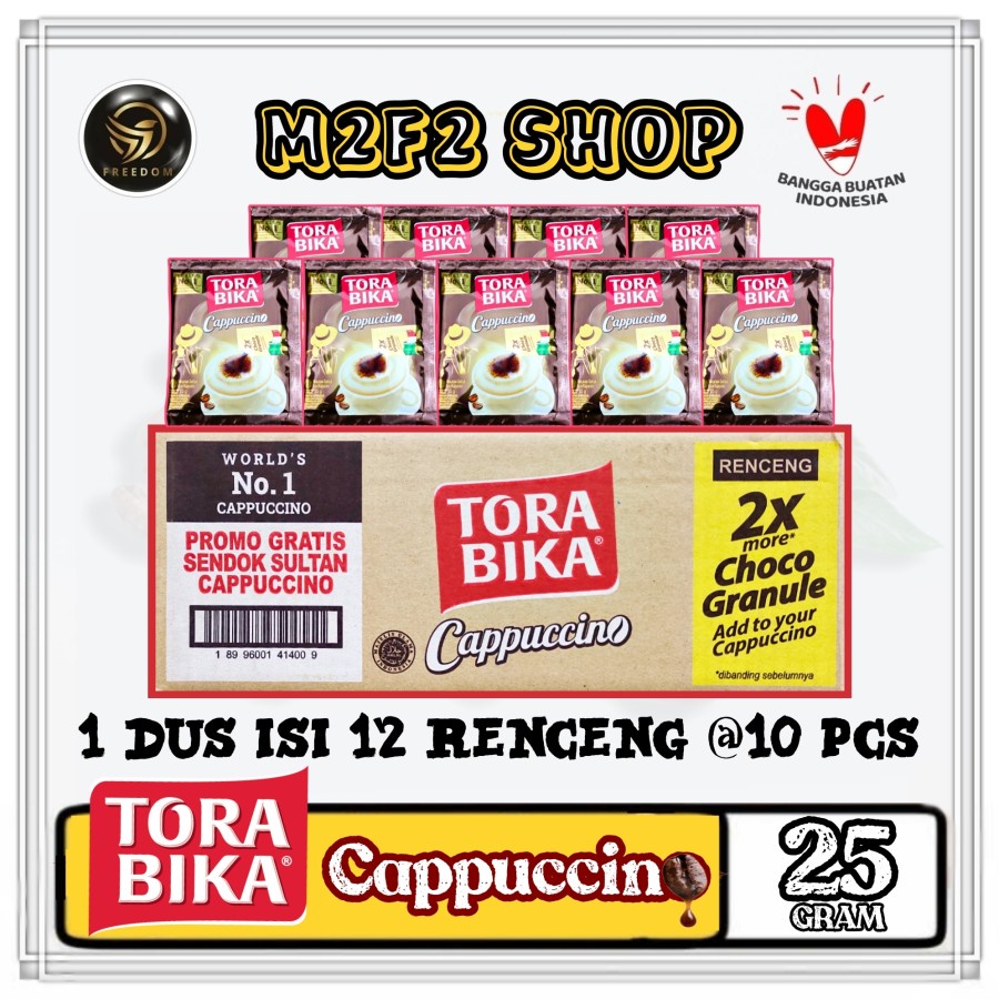 Jual Kopi Torabika Cappuccino Toraccino Choco Granule Sachet Gr