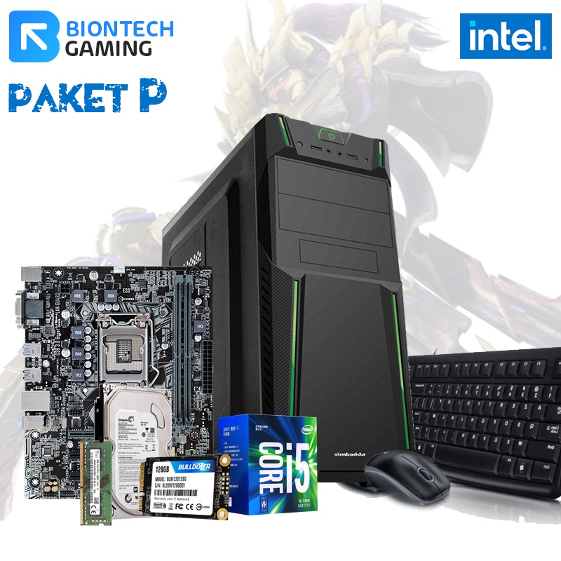 Jual Rakit Pc Gaming Paket P Intel I Gen Ram Gb Ssd Gb Hdd Gb