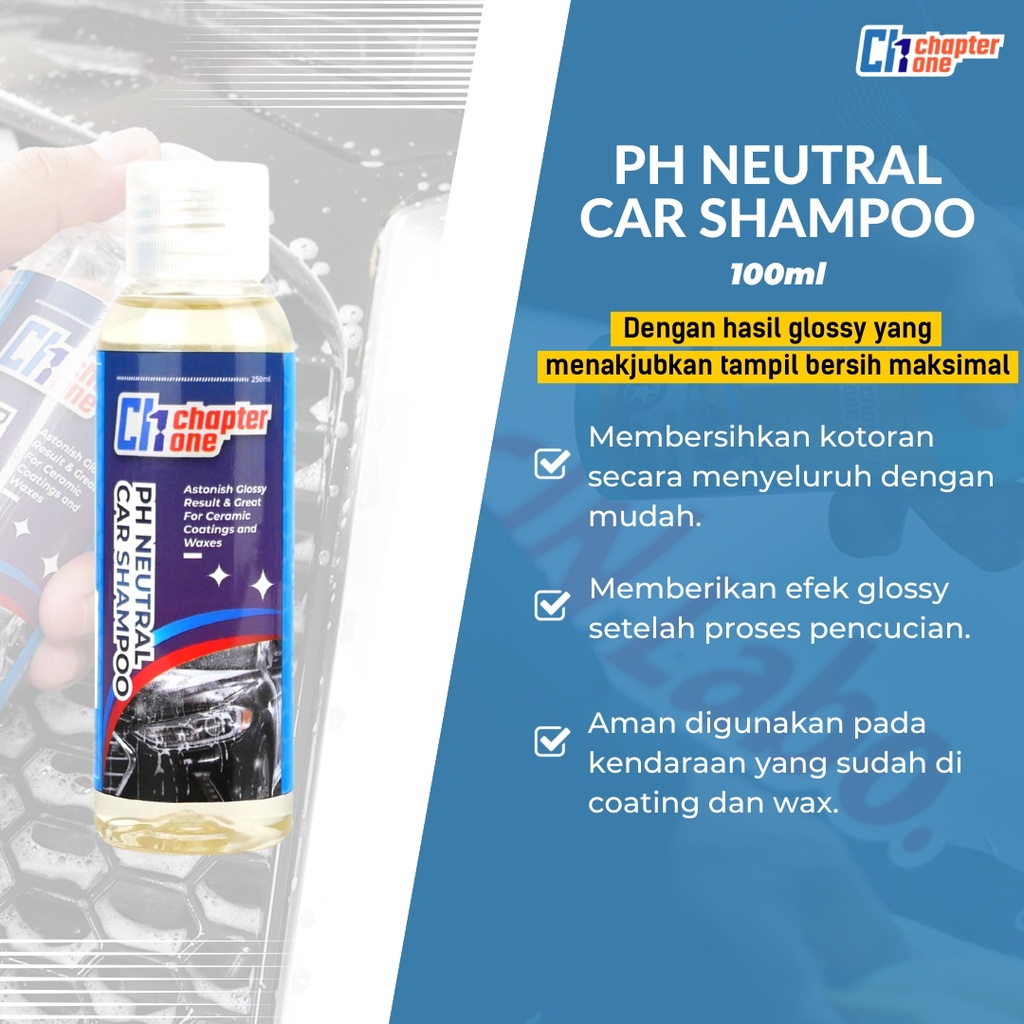 Jual Chapter One Ph Neutral Car Shampoo Sabun Cuci Mobil Motor